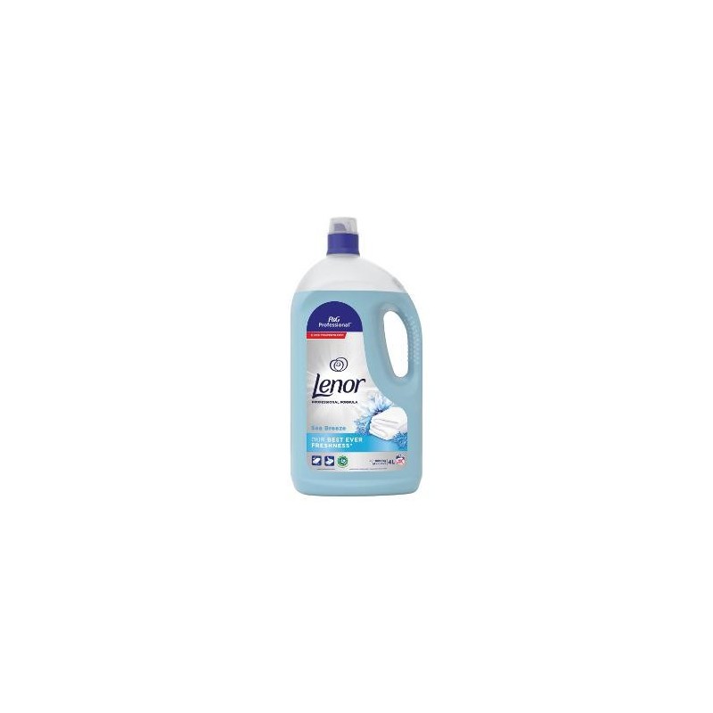 4 l Professional Lenor Sea Breeze Adoucissant (Bleu) NET