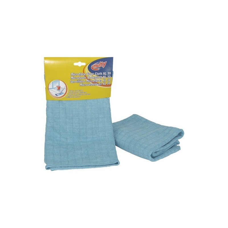 Torchon microfibre Luxe : bleu - 60x80cm - 250gr/m² - Brosses à