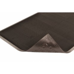 Tapis 60x80cm, noir (RUBBER...