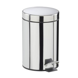 Poubelle à pédale 3L - Inox