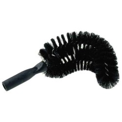 Brosse coudée, ronde