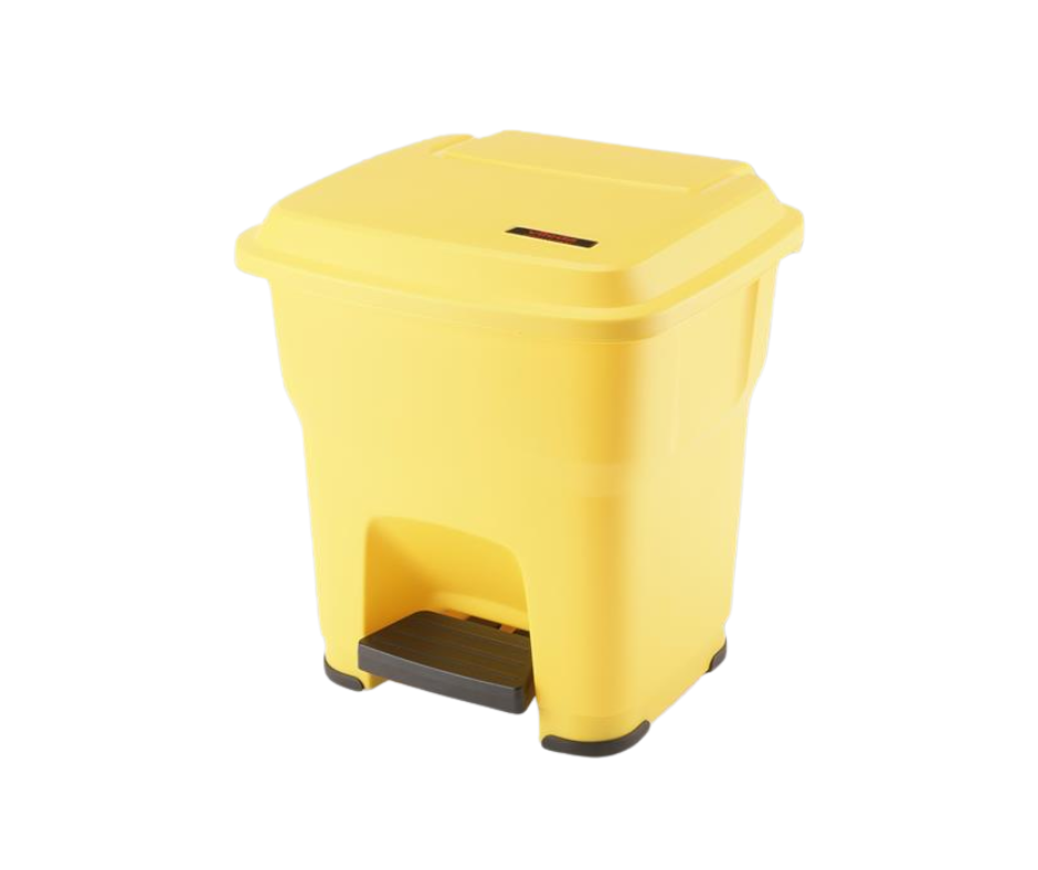 Poubelle à pédale Vileda Hera 35 l, jaune