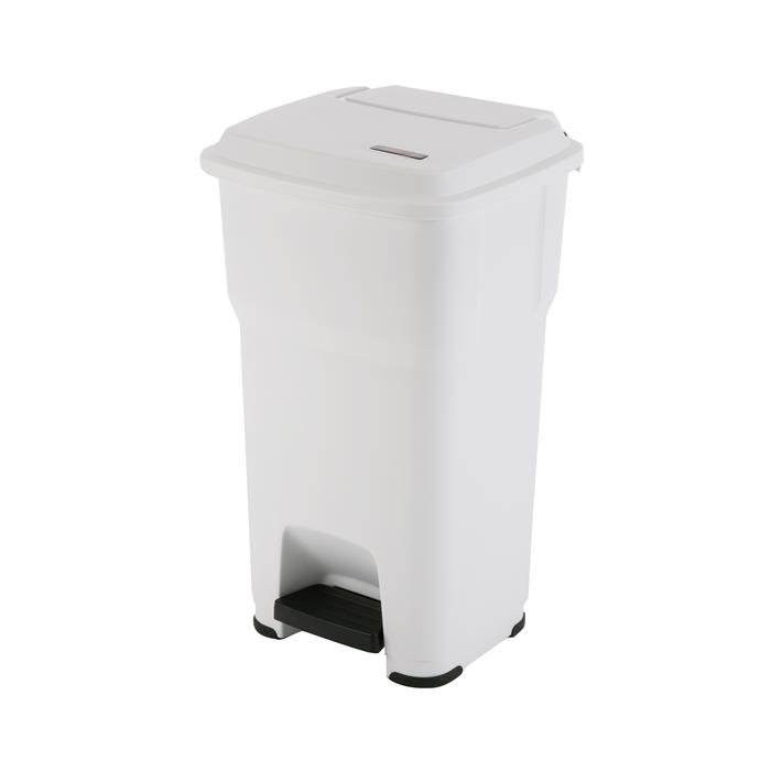 Poubelle à pédale Vileda Hera 60 l, blanc