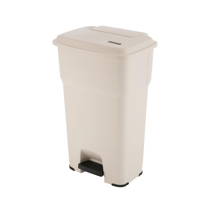 Poubelle  pdale Vileda Hera 85 l, beige
