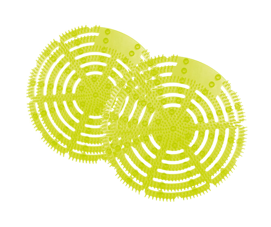 2pc Grille Urinoir anti-éclaboussoures; melon-concombre (ct 5)