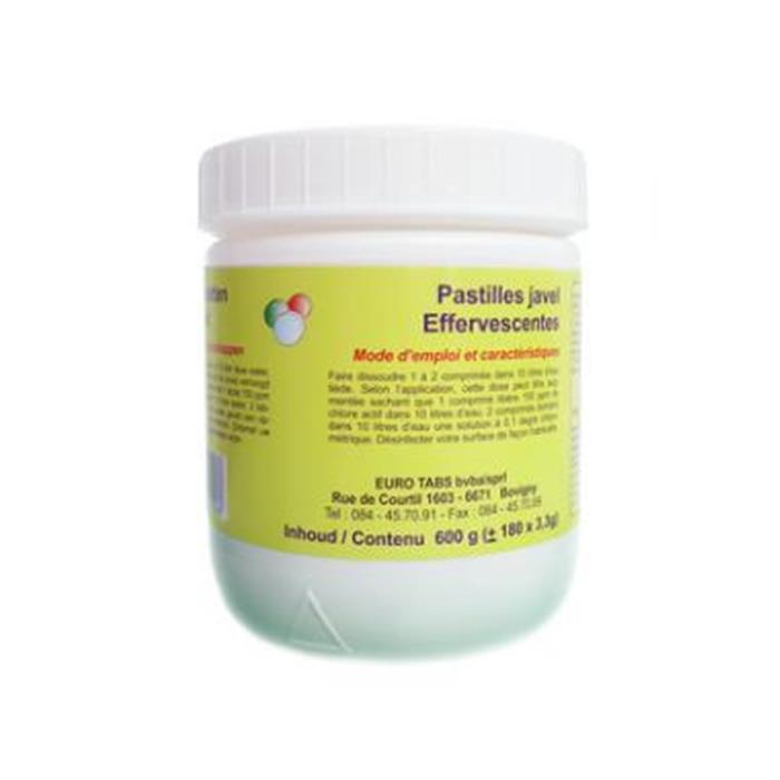 Pastilles Javel 150 pièces x 3,33g (ct 12)