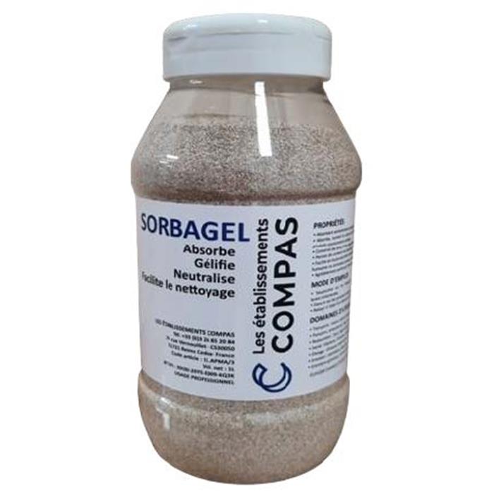 1L SORBAGEL &ndash; Absorbant solidifiant d&eacute;sodorisant (ct 12)