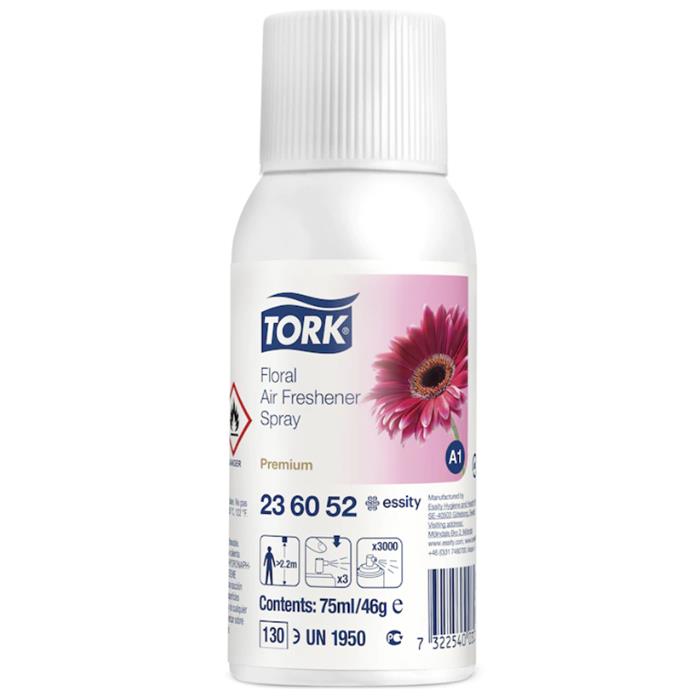 1 carton à 12 recharges Tork Airfresh Floral NET