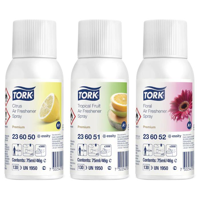 1 carton à 12 recharges Tork Airfresh Mixed (4x3) NET