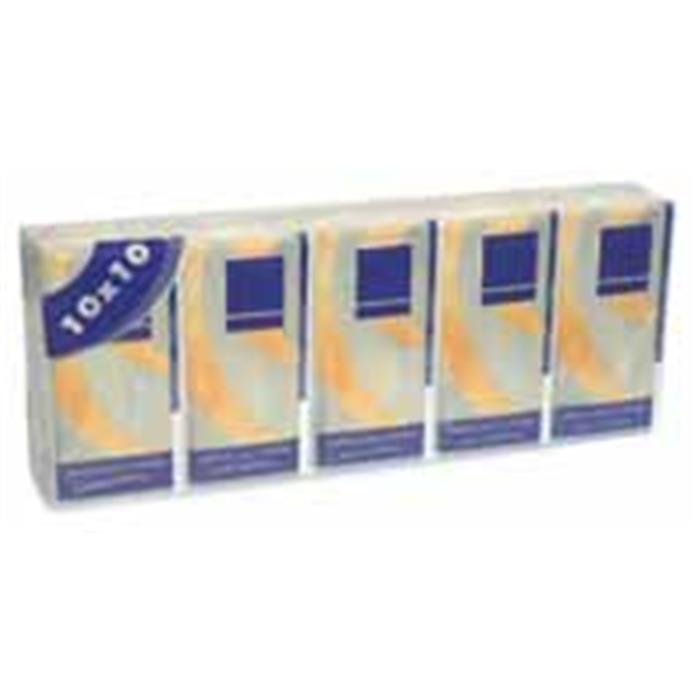 1 carton de 24 emballages à 10x10 mouchoirs pocket 21/21, 4 plis