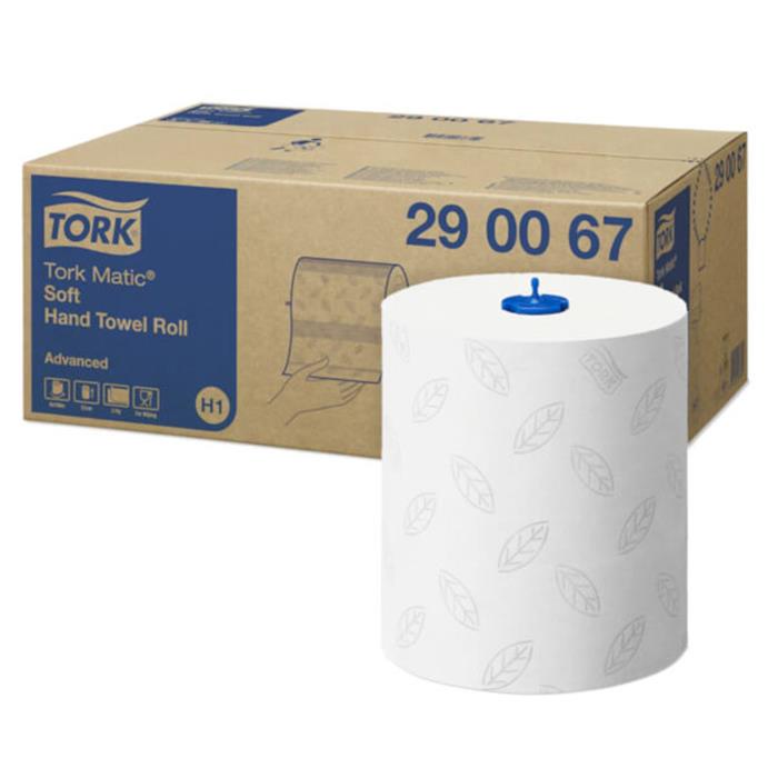 Tork 290067 Advanced H1, 6 rlx Papier essuie-mains 150m, 2plis, 612 cp, (P28)