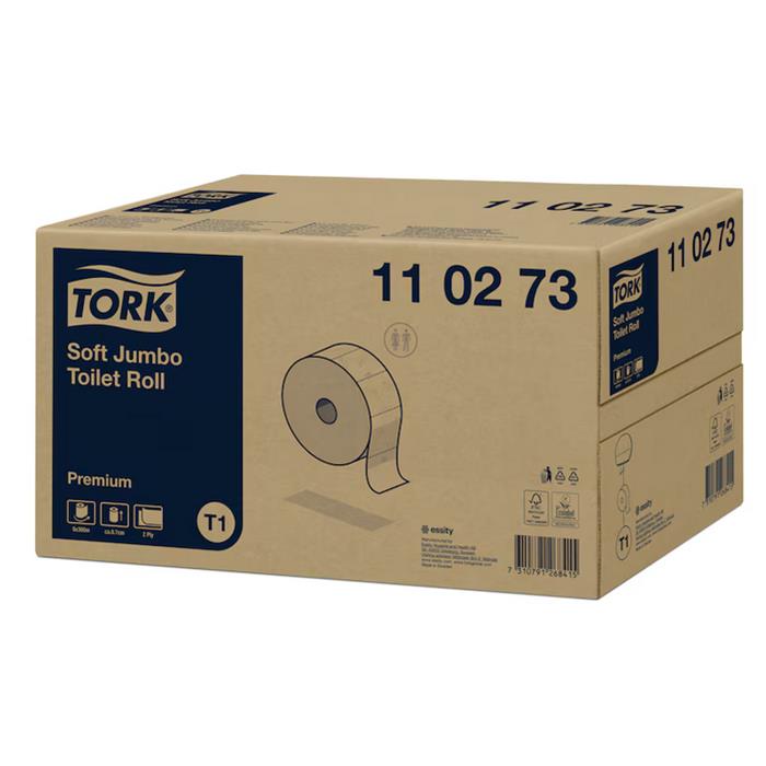 Papier toilette T1 Tork Premium, blanc, 2plis, rouleau jumbo 360m, 6rlx, (P36)