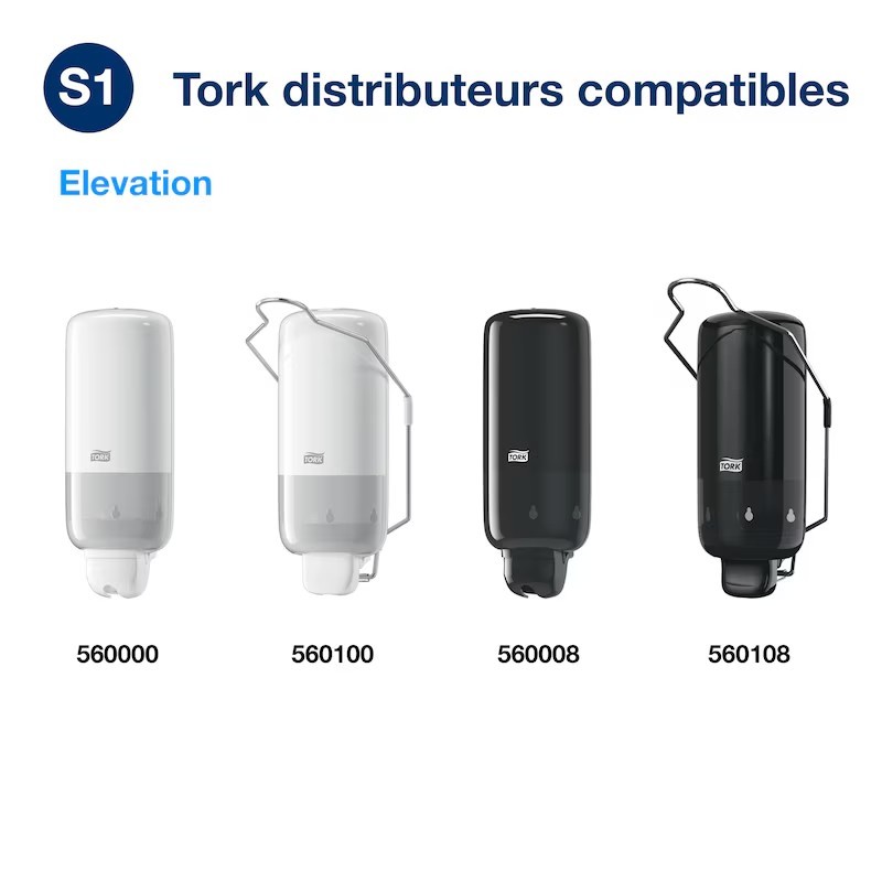 1 recharge Savon Tork doux 420501, 1000ml (S1) (ct 6)
