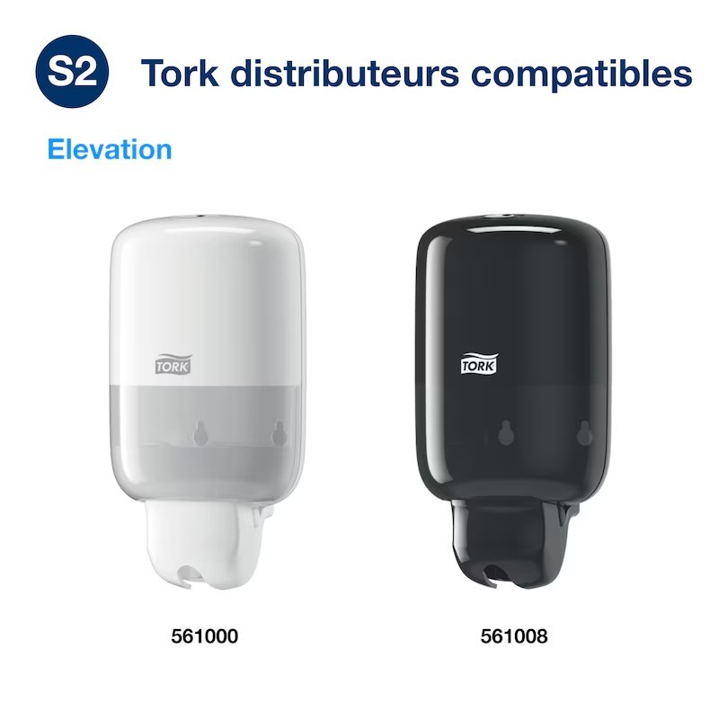 1 recharge Savon Tork 420502 doux, 475 ml (S2) (ct 8)