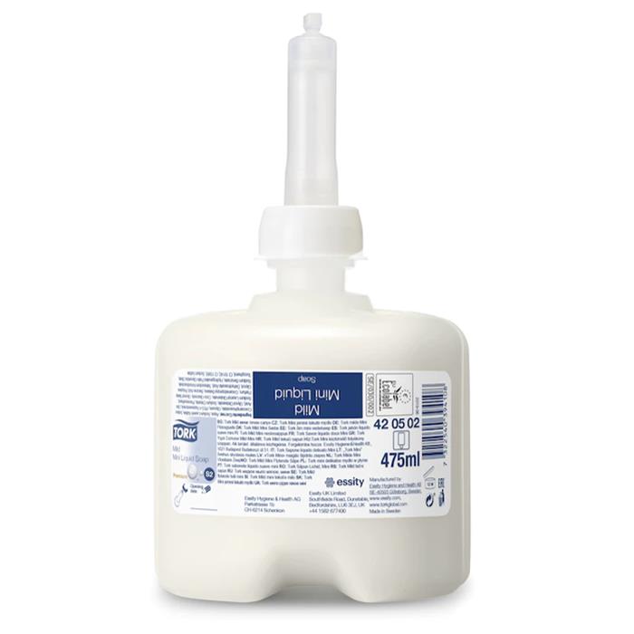 1 recharge Savon Tork 420502 doux, 475 ml  (S2) (ct 8)