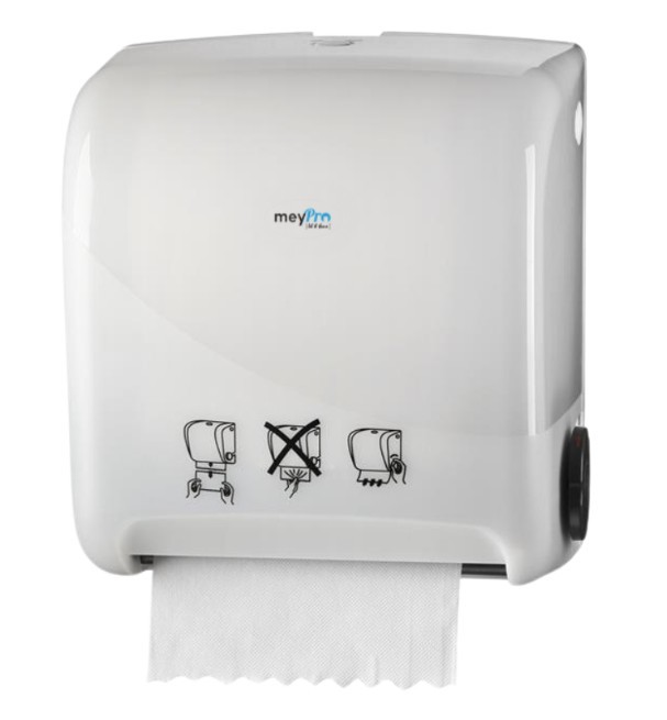 Distributeur feuille à feuille Mey-Matic, Autocut, Blanc (H1)