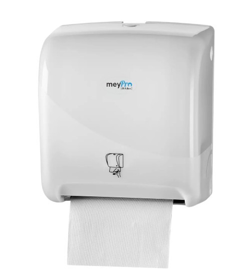 Distributeur feuille à feuille, Mey-Matic, automatique, Blanc (H1)