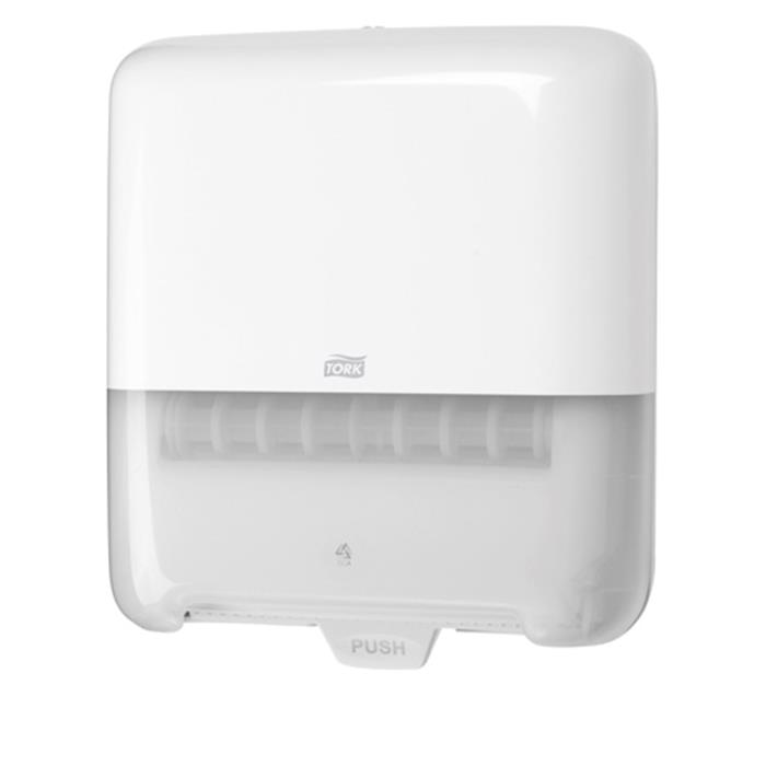 Distributeur H1 Tork Matic® 551000 pour rouleaux essuie-mains, blanc, PVC Prix NET