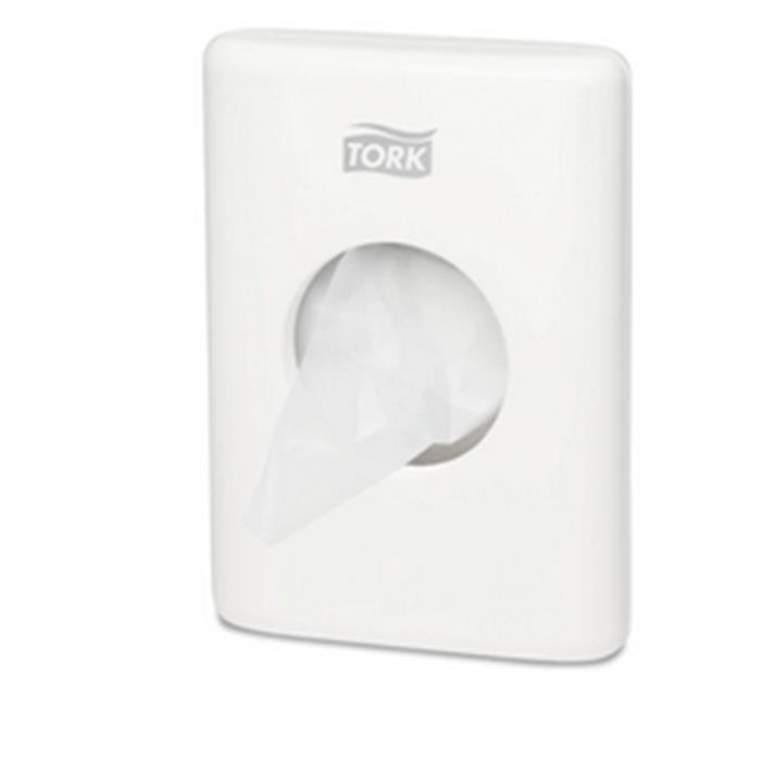 Tork Distributeur pour protect.hygièniques femme, blanc (Pour 96/46922)