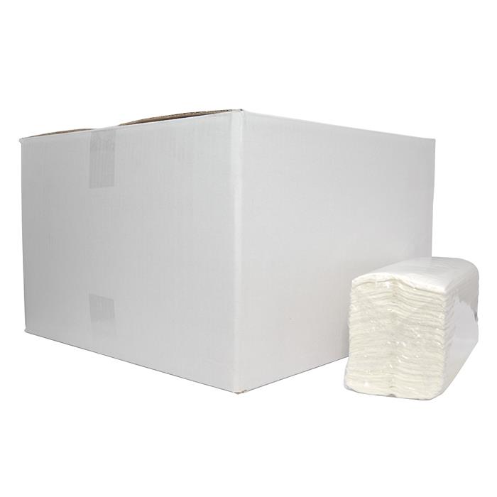 Ess-mains H3 Pure ouate, 2plis, 25x31, C-Format, Colis 2432pcs (P42)
