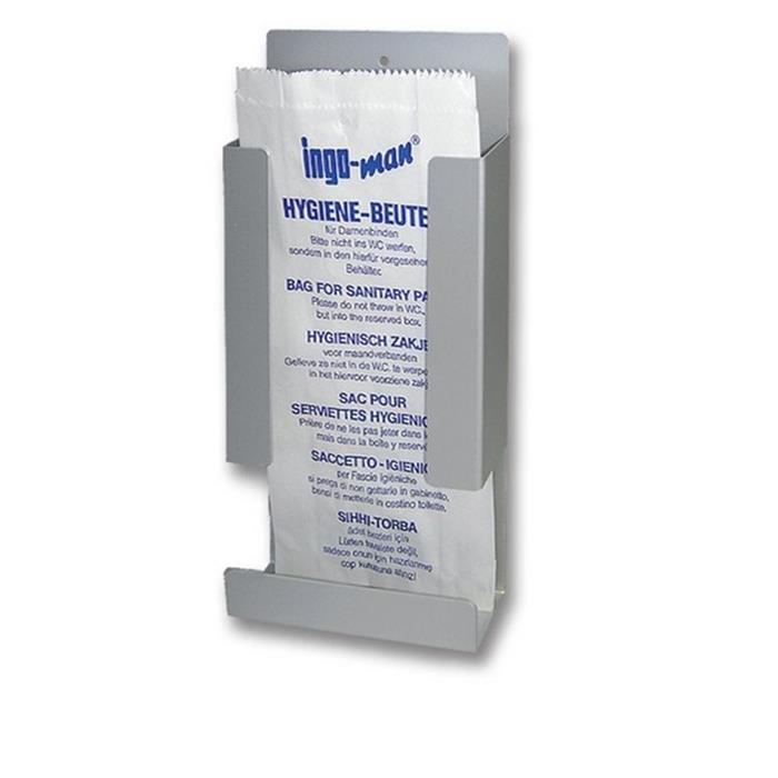 Hygiene-Beutel Spender, Alu, grau   NETTO  AV
