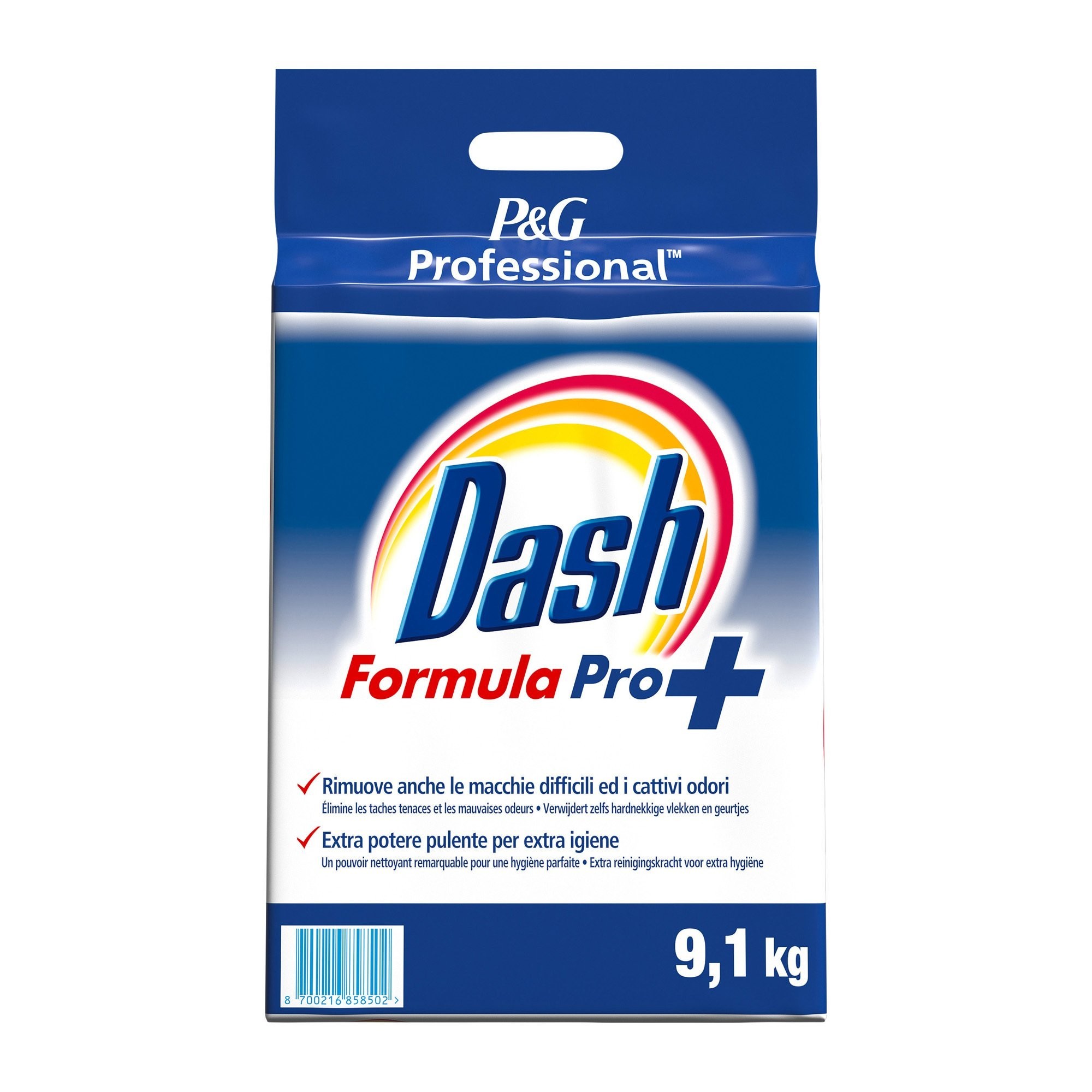 9.1kg DASH Lessive Pro+ 130 doses NET