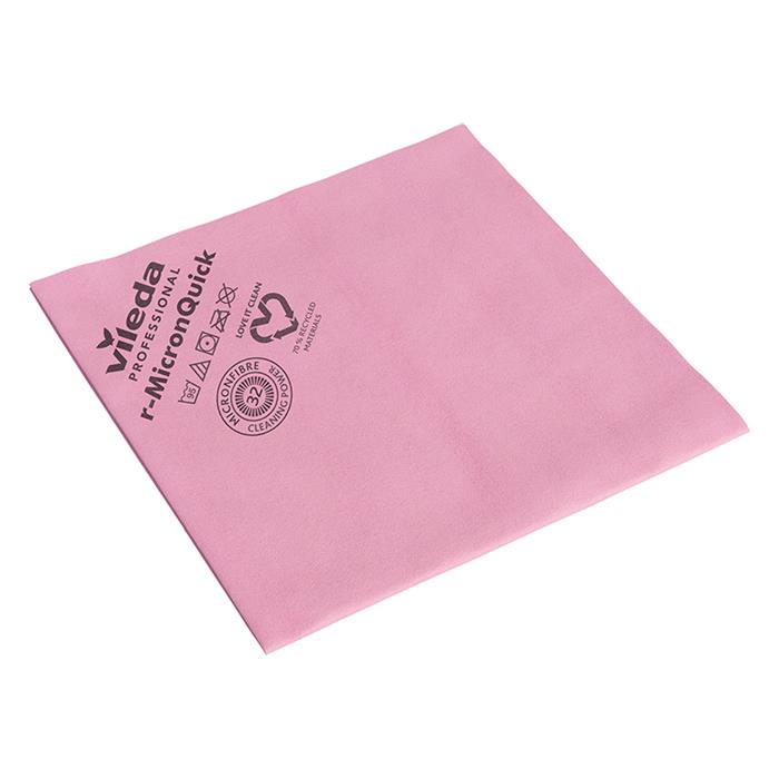 1 pièce Vileda R-MicronQuick rouge, 38x40 cm  (ct 100) (pqt 20x5)