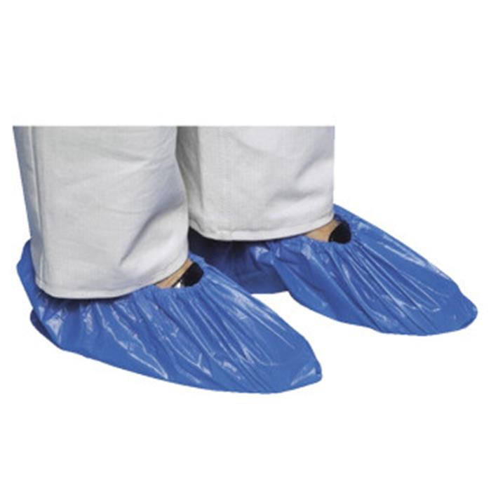 100 pcs couvertures chaussures, bleu, 15x41cm, 35my (c2000)
