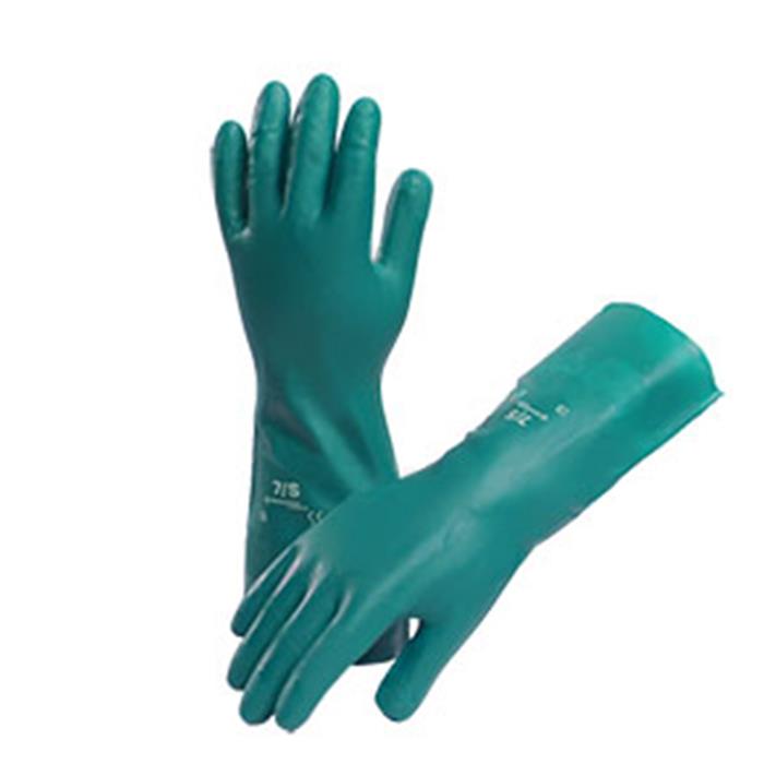 1 paire Gants de ménage nitrile, Taille 10/XL, vert (pqt 12)