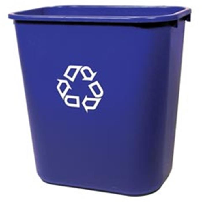 Corbeille tri 26,5l, bleu