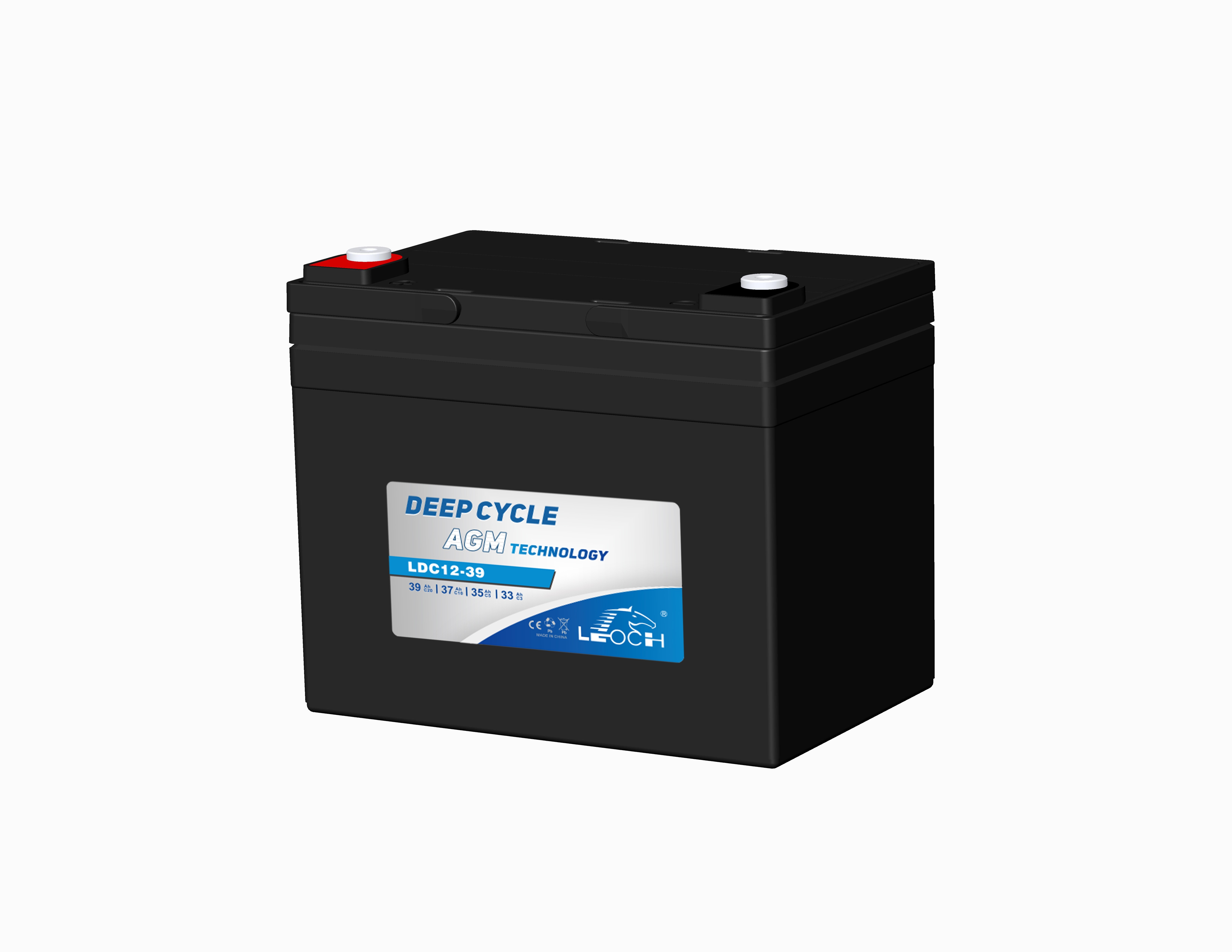 Batterie (1 Stück) 12V, 28Ah (C5), wartungsfrei, (Turnado 38)