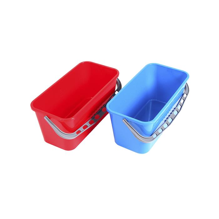 Seau carré multi-usage, 14 l, bleu