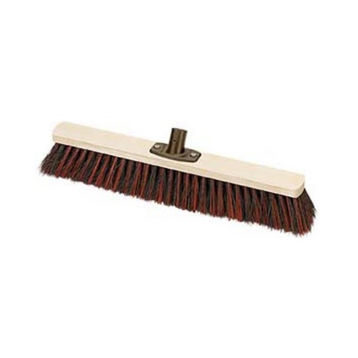 Balai plat Arenga-PVC, 40 cm, avec fixe manche