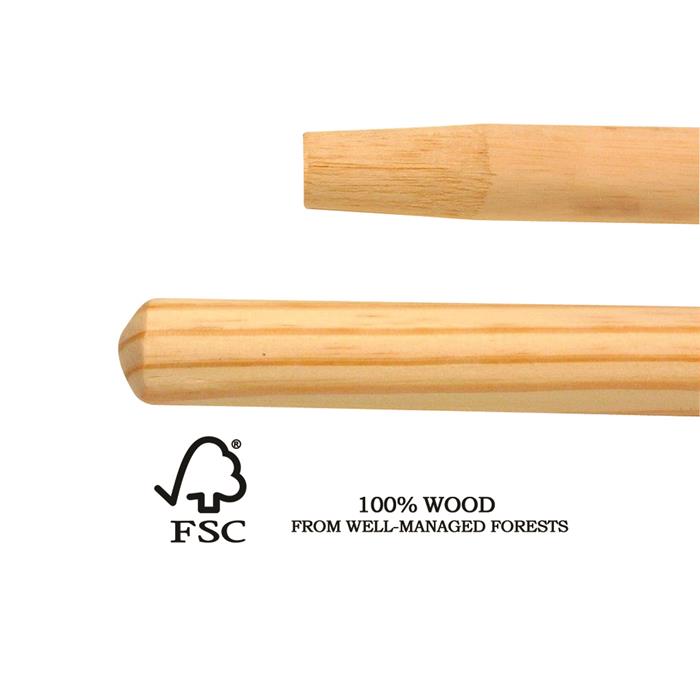 Manche bois 1,4m x 23,5mm (pqt 25)