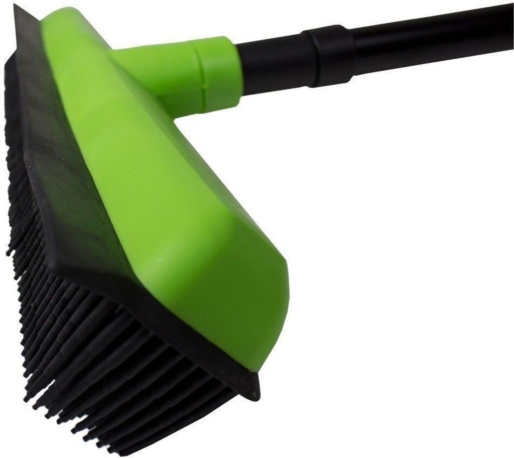 RubberBrush en caoutchouc naturel, gris/noir, 34,5 cm