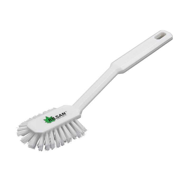 Brosse à vaisselle blanc 255x28 mm (ct12)