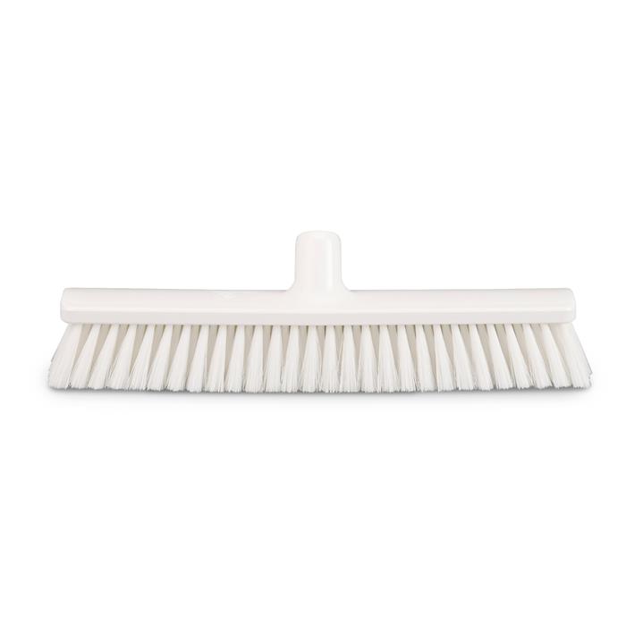 Balai doux blanc 400x50 mm PBT 0.30 fleuré (ct6)