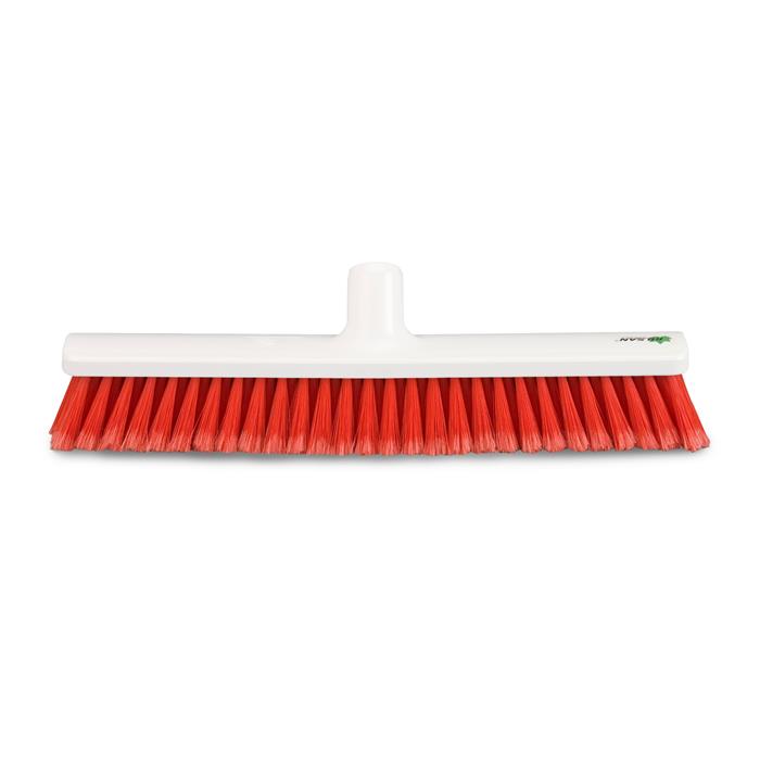 Balai doux rouge 400x50 mm PBT 0.30 fleuré (ct6)