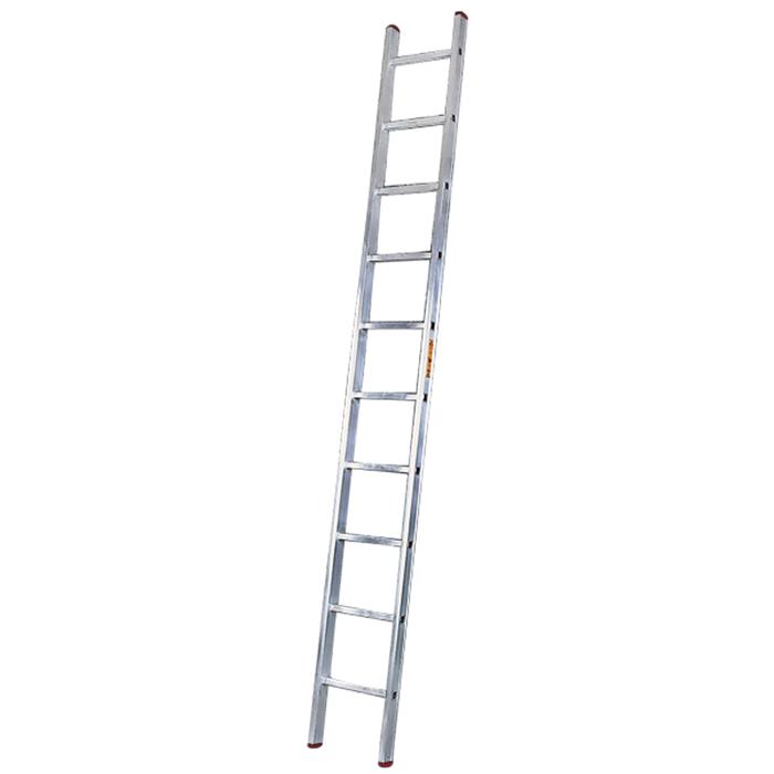 Echelle simple d'appui à 5 échelons, aluminium