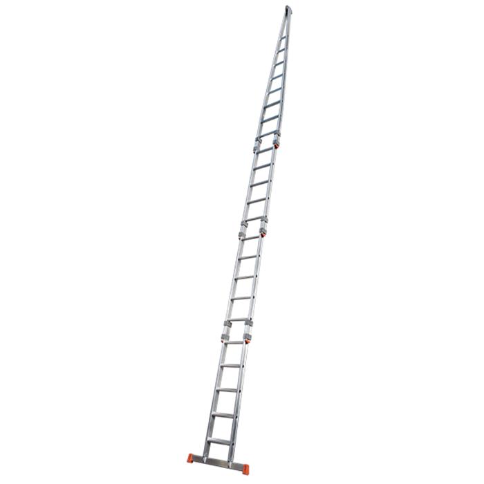 Echelle laveur de vitres pro, plan intermédiaire à 5 barreaux, alu, 1,67m