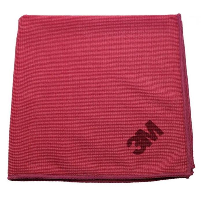 1 Microfibre Haute Performance; Rouge; 3M, 32x36cm (ct 50) (pqt 5)