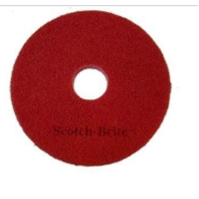 Disque 3M Polyester rouge, 533 mm, 21" (sur commande en carton cpl.)
