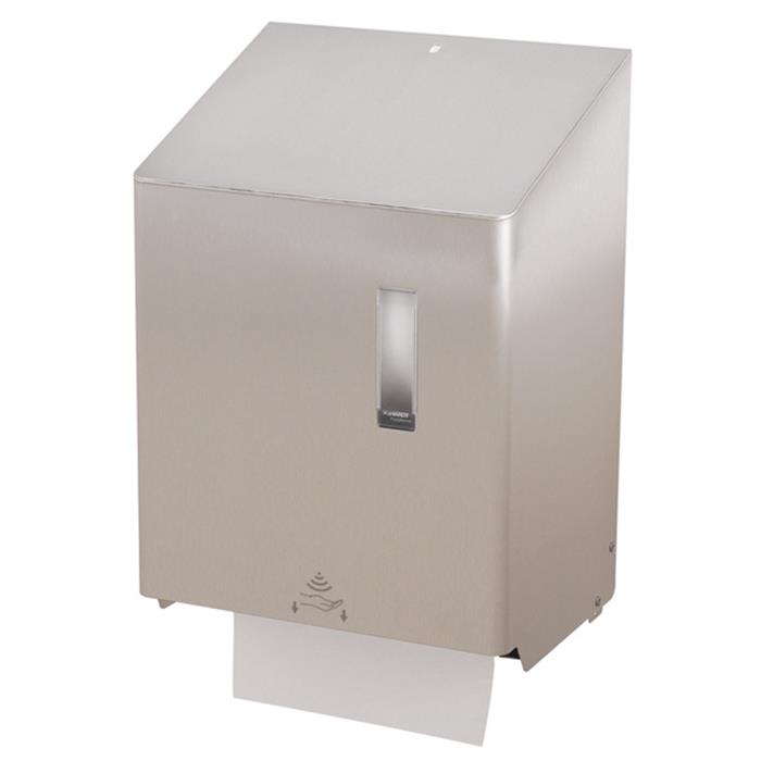 Papierrollenspender H1 berührungslos, Edelstahl