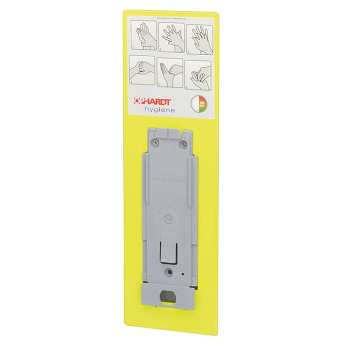 Signalrahmen mit Aufkleber für Spender 500ml, leuchtgelb
