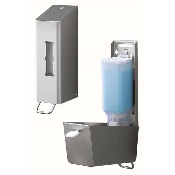 Seifenspender Edelstahl, 600ml (neue Version)