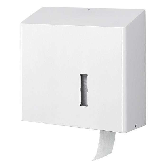 WC-Papier Grossrollenspender Edelstahl/RAL9010
