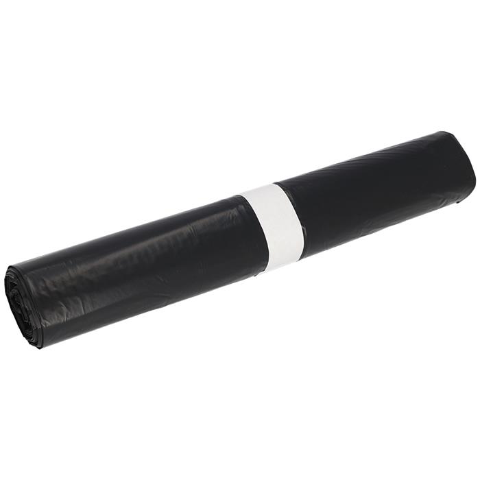 1 rlx/25 pcs sac poub.noir, LDPE, 90x110cm, 40my (Ct 10) 200L (95036)