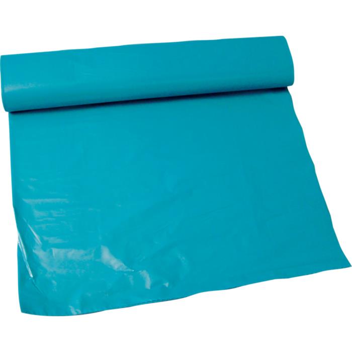 1 rlx/10 pcs sac poub.bleu, LDPE, 65+25x140cm, 40my (Ct 10) 240L