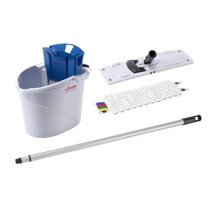 1 pièce Vileda UltraSpeed Mini starterkit bleu 10l
