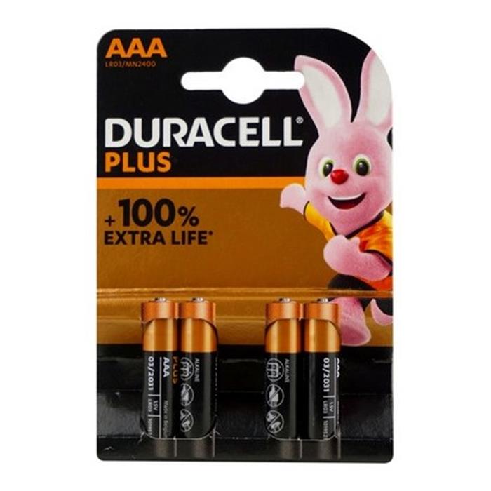 4pc AAA Duracell plus power NET